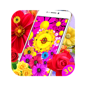 Floral Clocks - 3D Live Wallpapers icon