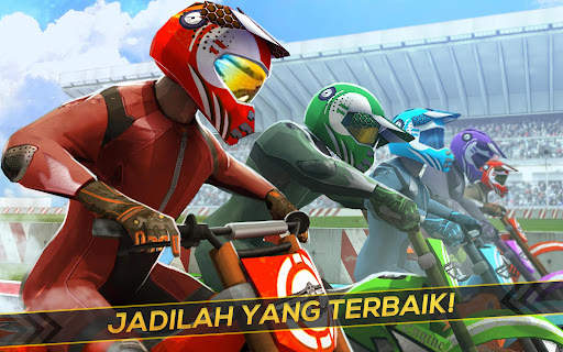 Real Sepeda Motor Cross: Balap screenshot 23