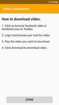 Video downloader for facebook and instag screenshot 2