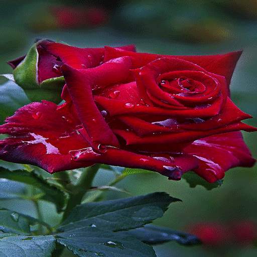 Red Rose Live Wallpaper 3