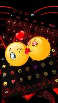 3D Classic Romantic Love Heart Keyboard screenshot 1