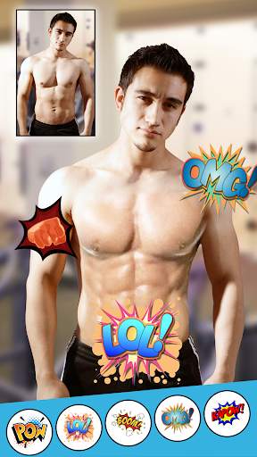 Six Pack Abs Photo Editor for Boys screenshot 4