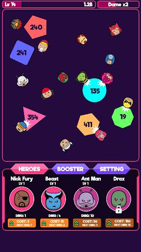 Idle Super Heroes free game screenshot 4