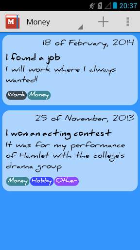 Myography - Your biography screenshot 2