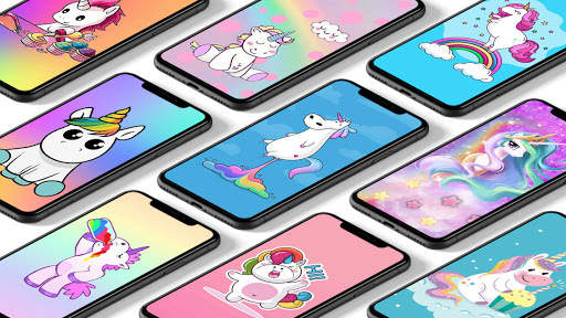 Rainbow Wallpaper Unicorn screenshot 1