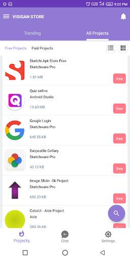 Visigan - Share Sketchwere, Android Studio Project screenshot 3