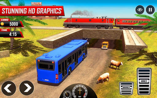 Offroad Tracks Bus Racing: Driving games screenshot 1