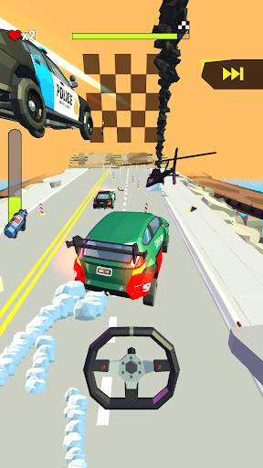 Crazy Rush 3D - Araba Yarışı screenshot 5