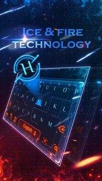 Fire Future Keyboard Theme screenshot 2