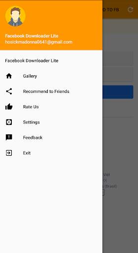 Facebook Download Lite screenshot 1