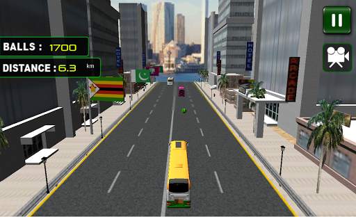 Cricket World Cup Bus Racing screenshot 4