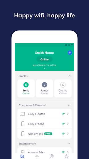 eero home wifi system screenshot 1