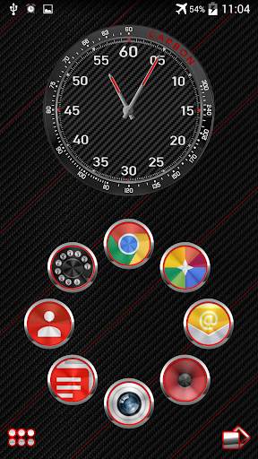 Smart Launcher Theme Carbon screenshot 1