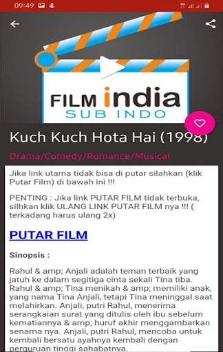 Nonton Film India sub indo screenshot 3