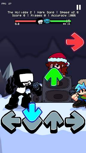 FNF Christmas Holiday mod screenshot 1