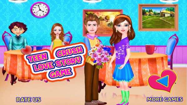 Teen Crush Love Story Game screenshot 1