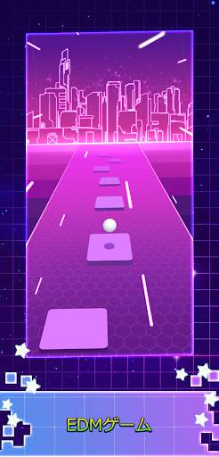 Tiles Hop Ball - Neon EDM Rush screenshot 1