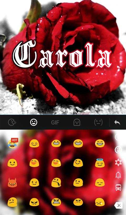 Carola TouchPal Keyboard Theme screenshot 3