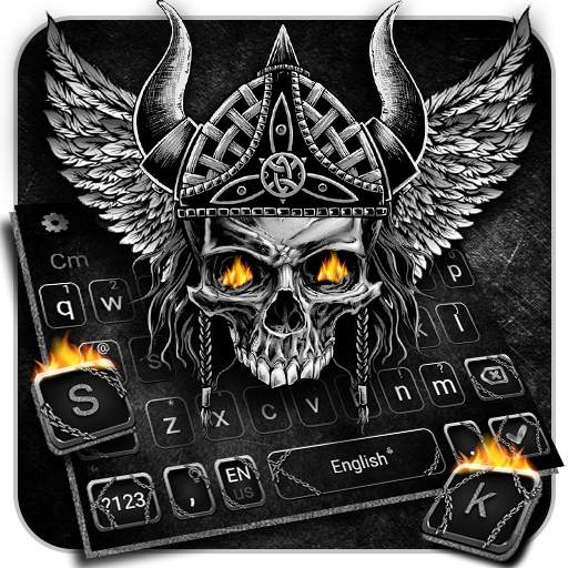 Warrior Skull Keyboard 10001002