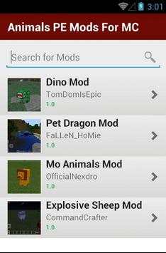 Animals PE Mods For MC screenshot 2