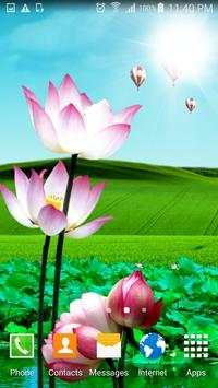 Lotus live wallpaper screenshot 5