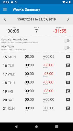 Work Diary - Time Sheets screenshot 3