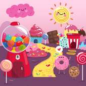 pixel art app : candy crush color by number games logo