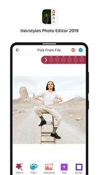 Hairstyles Photo Editor 2019 screenshot 2