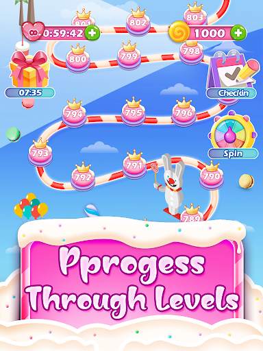 Candy Legend-Match Crush Games 3 تصوير الشاشة