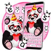 Cute Panda Theme Keyboard 10001002