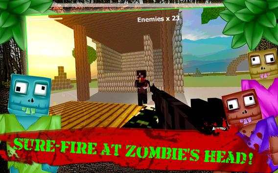 Island of Zombie Blocks screenshot 10