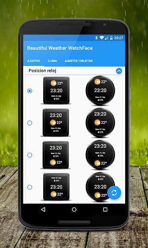 Beautiful Weather Watch Face screenshot 5