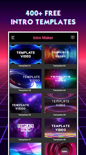 Intro Maker With Music – Animated Text Video screenshot 1