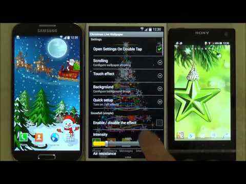 Christmas Live Wallpaper screenshot 1