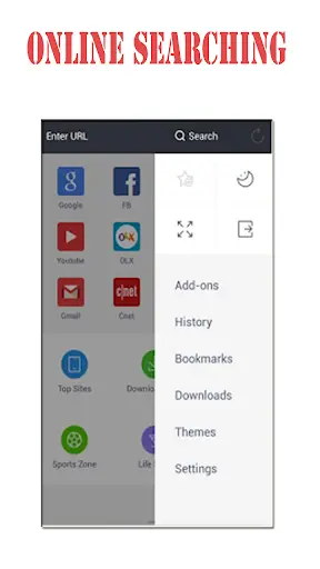 New UC-e Browser screenshot 1