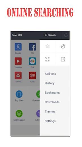 New UC-e Browser screenshot 1
