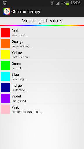 Chromotherapy screenshot 2