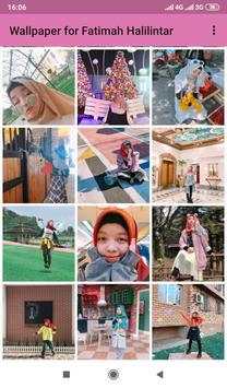 Wallpaper Foto Fatimah Halilintar screenshot 3
