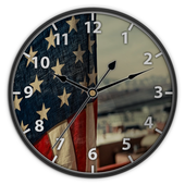 US Analog Clock Live Wallpaper icon