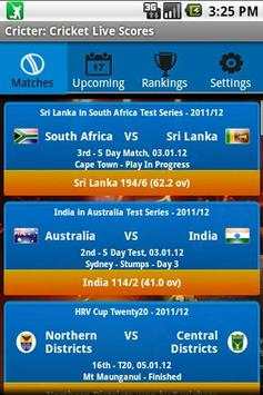Cricter: Cricket Live Scores screenshot 2