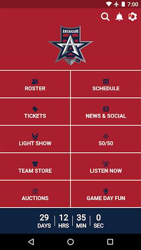 Allen Americans App screenshot 1