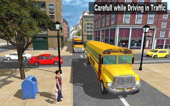 Modern School Bus Driving 3D Simulator screenshot 2