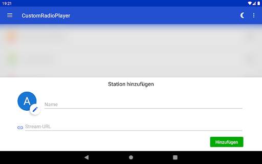 CustomRadioPlayer - Basic URL-RadioStream App screenshot 7