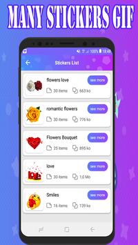 Love Roses Stickers For WhatsApp - Kiss GIF screenshot 8
