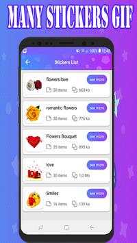 Love Roses Stickers For WhatsApp - Kiss GIF screenshot 8