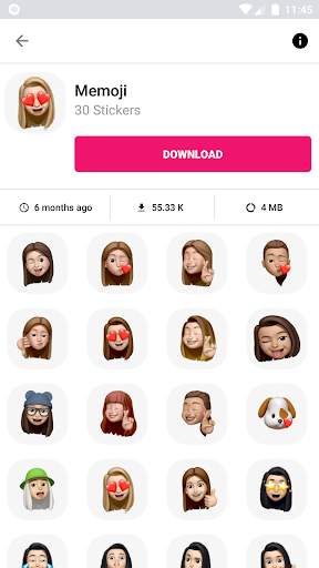 3D Emojis Stickers - WASticker screenshot 1