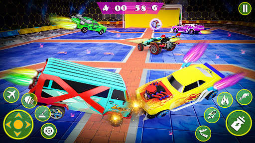 Rocket Car: Car Ball Games screenshot 4