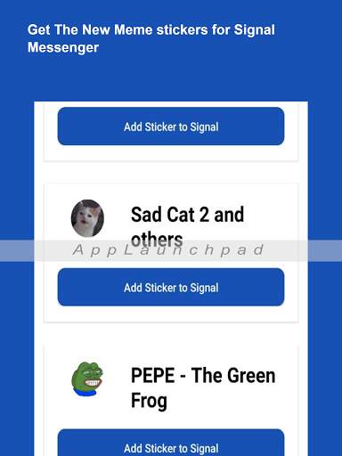 Signal Stickers - Stickers for Signal Messenger screenshot 5
