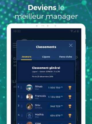 FanLive : jeu de fantasy league football & mercato screenshot 14
