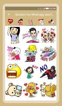 Stickers For Whatsapp & Facebook screenshot 7